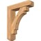 Ekena Millwork Merced Craftsman Smooth Bracket w/ Offset Brace, Western Red Cedar, 5 1/2"W x 22"D x 26"H BKT0604X22X26MRC04SWR - alternate 1